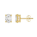 14K Yellow Gold, flat view