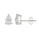 14K White Gold, flat view