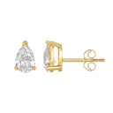 14K Yellow Gold, flat view