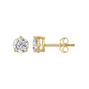 14K Yellow Gold, flat view