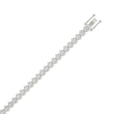 14K White Gold, flat view