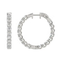 14K White Gold, flat view