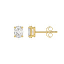 14K Yellow Gold, flat view
