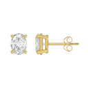 14K Yellow Gold, flat view