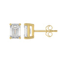 14K Yellow Gold, flat view