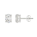 14K White Gold, flat view