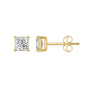 14K Yellow Gold, flat view