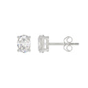 14K White Gold, flat view